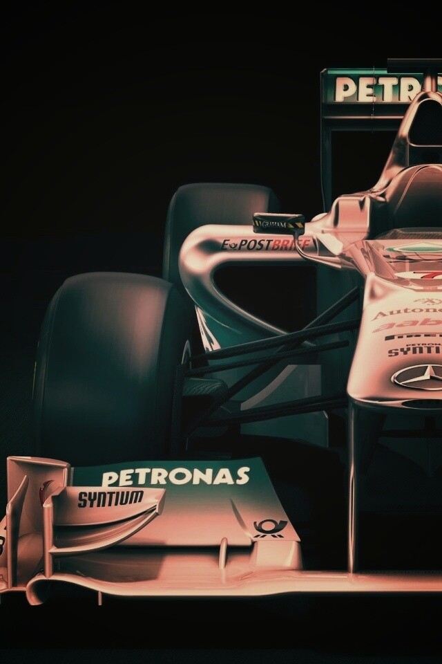 Болид Мерседес обои