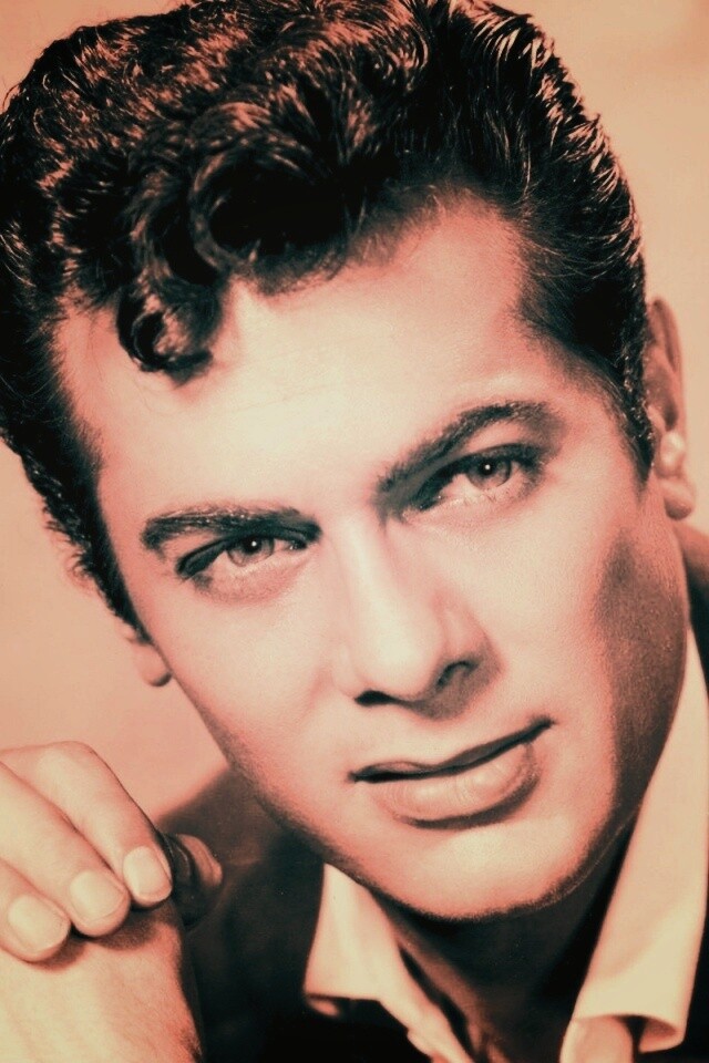 Чёрно белое фото Тони Кёртиса обои