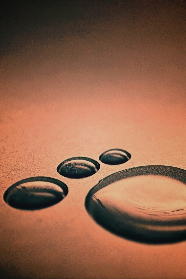 Капли воды обои