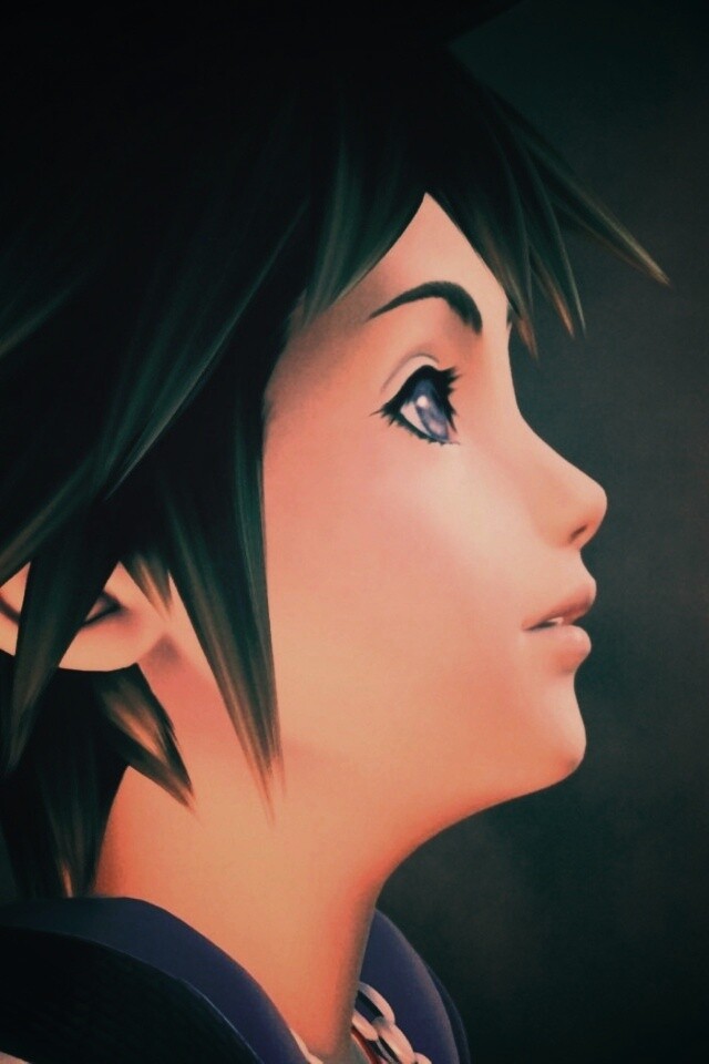 Анимешный парень и белые перья обои