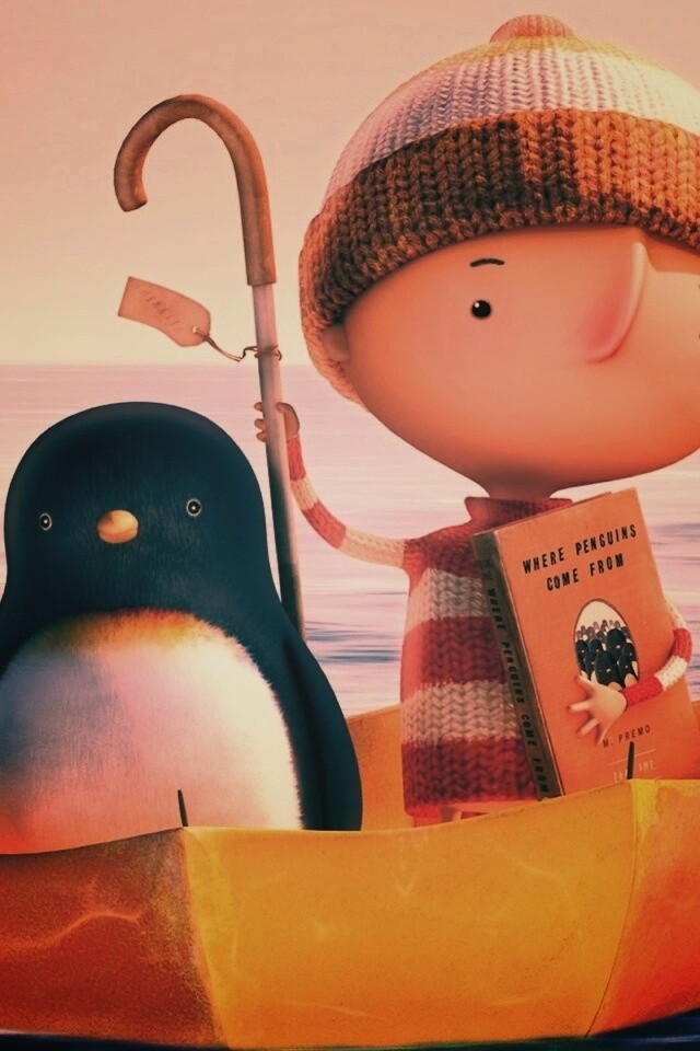 Откуда приходят пингвины обои