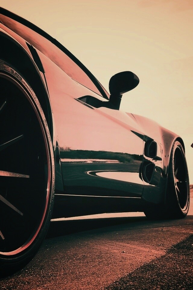 Чёрный концепт обои