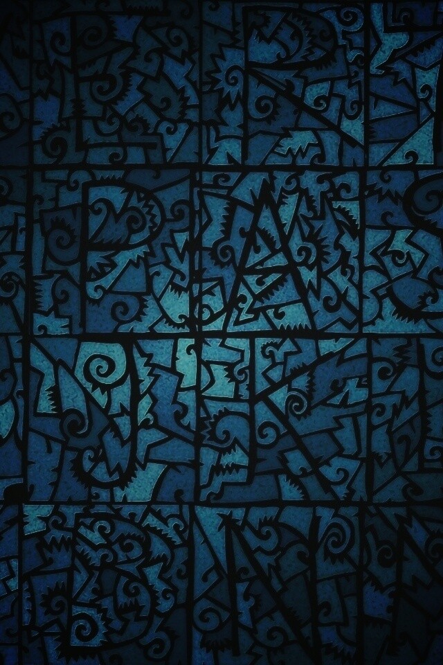 Витражные буквы обои