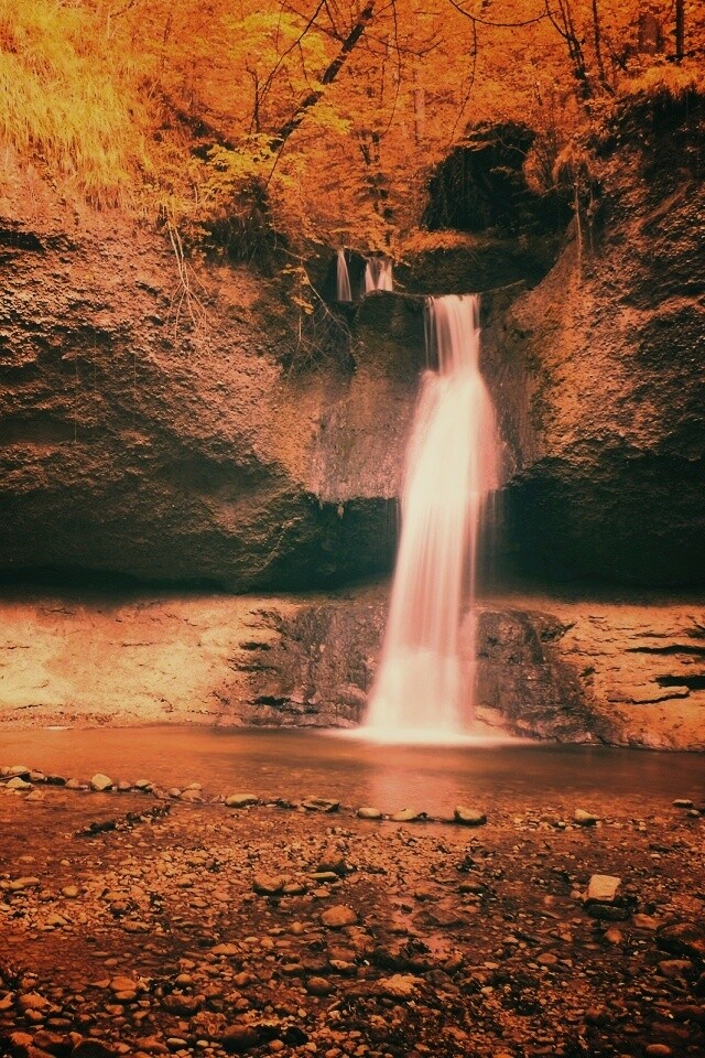 Водопад в Швейцарии обои