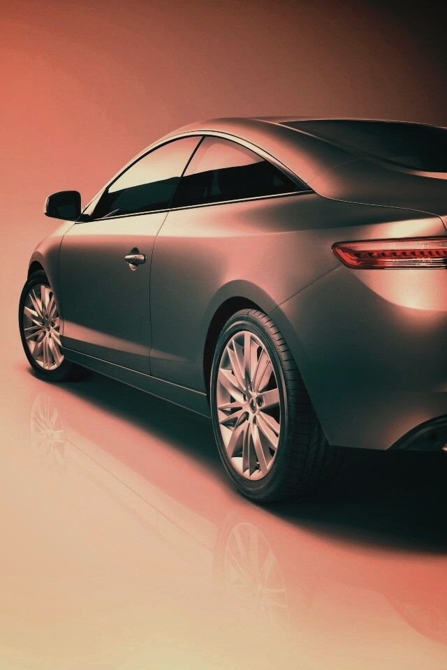 Рено Лагуна: вид сзади обои