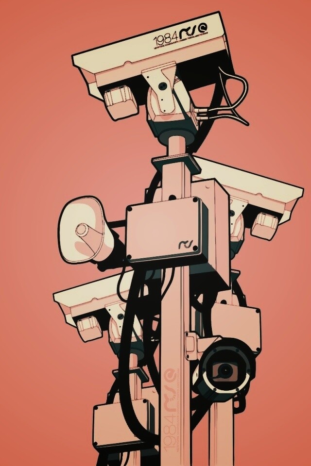 Недремлющее око камер наблюдения обои