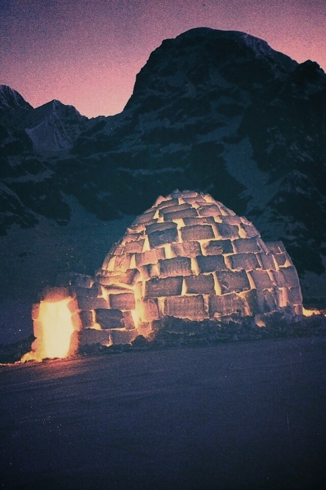 Иглу изо льда обои