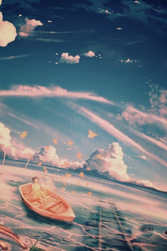 В лодке обои