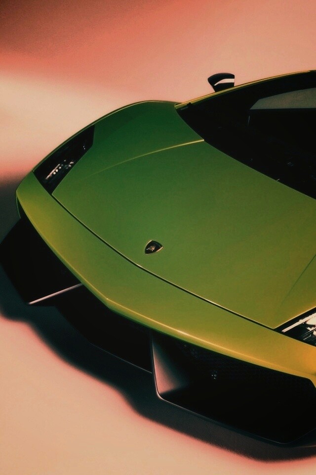 Зеленый Ламбо обои