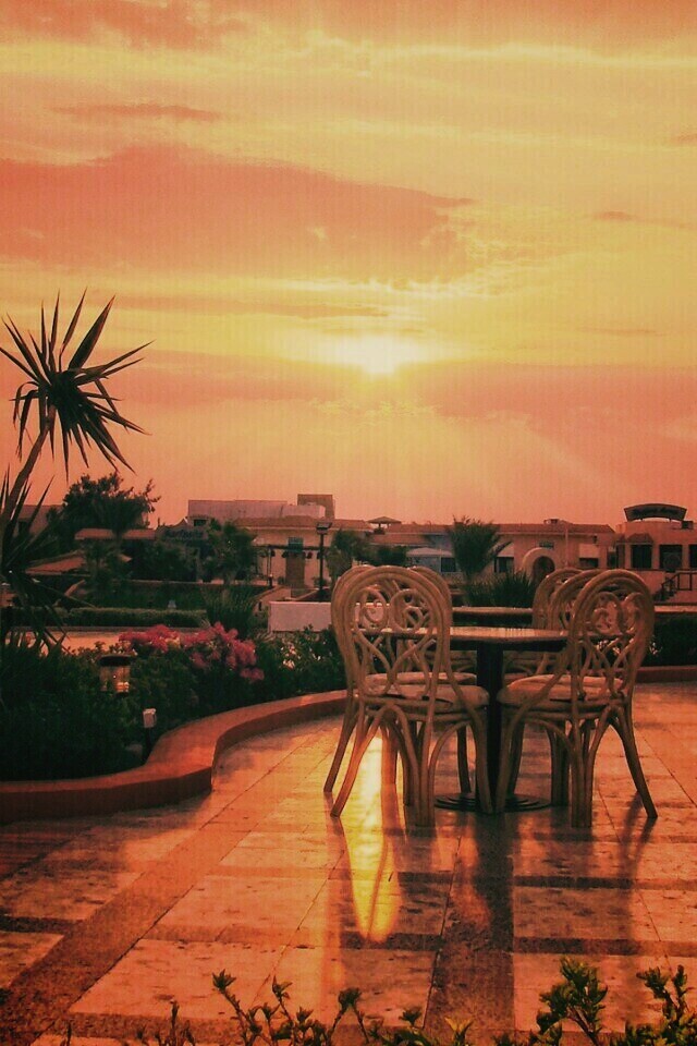 Закат в Хургаде обои