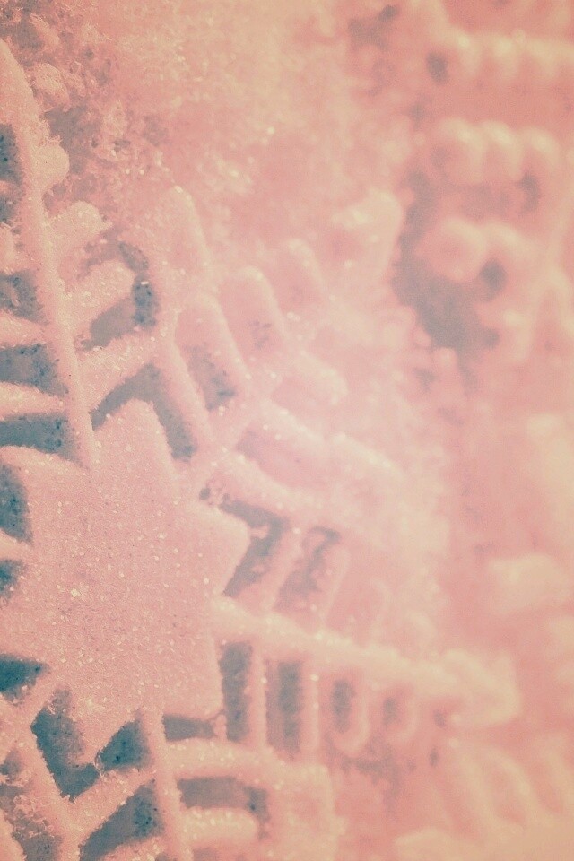 Голубая снежинка обои