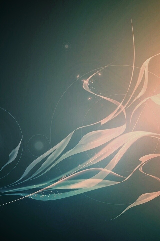 Лёгкая голубая абстракция обои