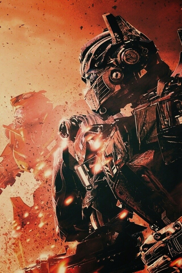 Оптимус Прайм и Бамблби обои