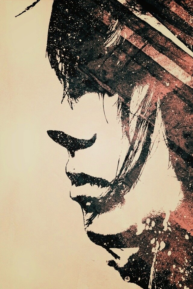 Стильные черно-белые обои обои