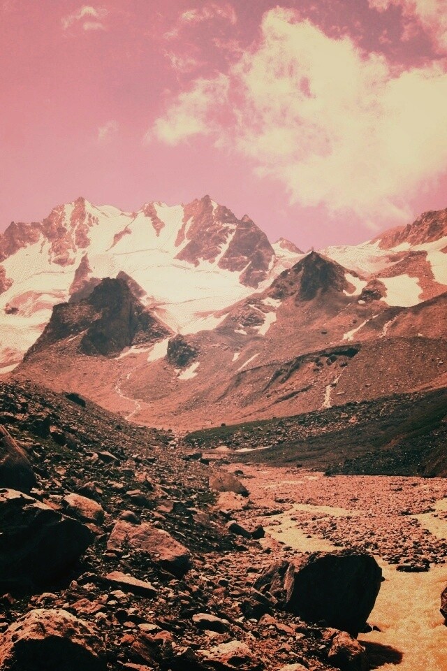 Горный пейзаж обои