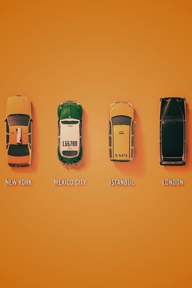 Такси в разных странах мира обои