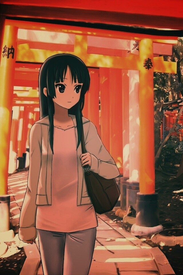 Акияма Мио обои