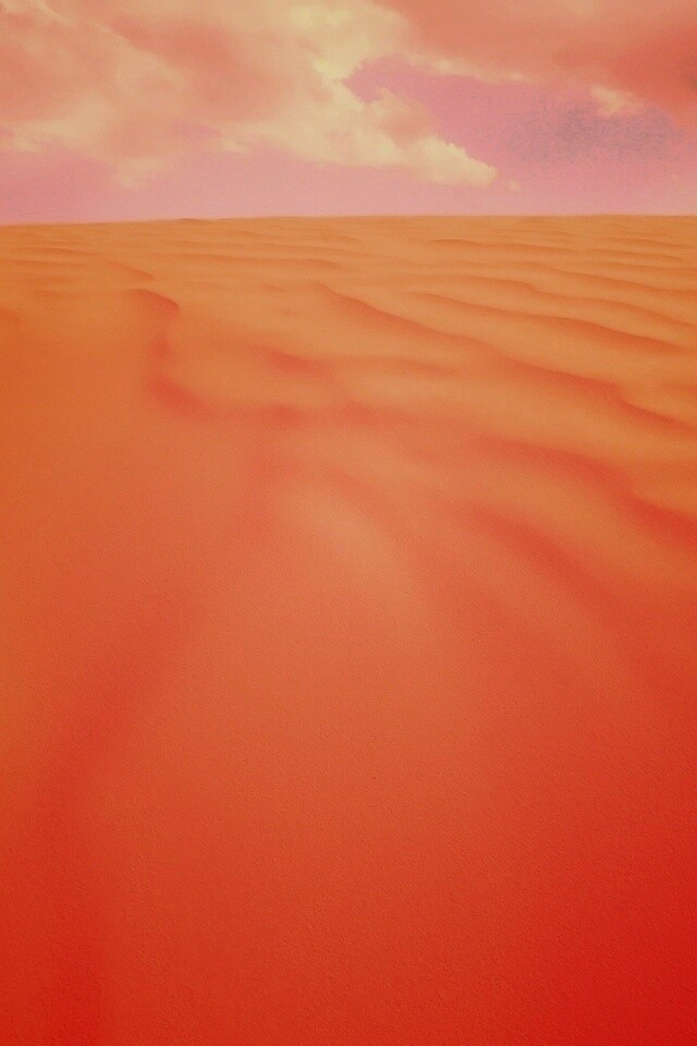 Оранжевые пески пустыни обои