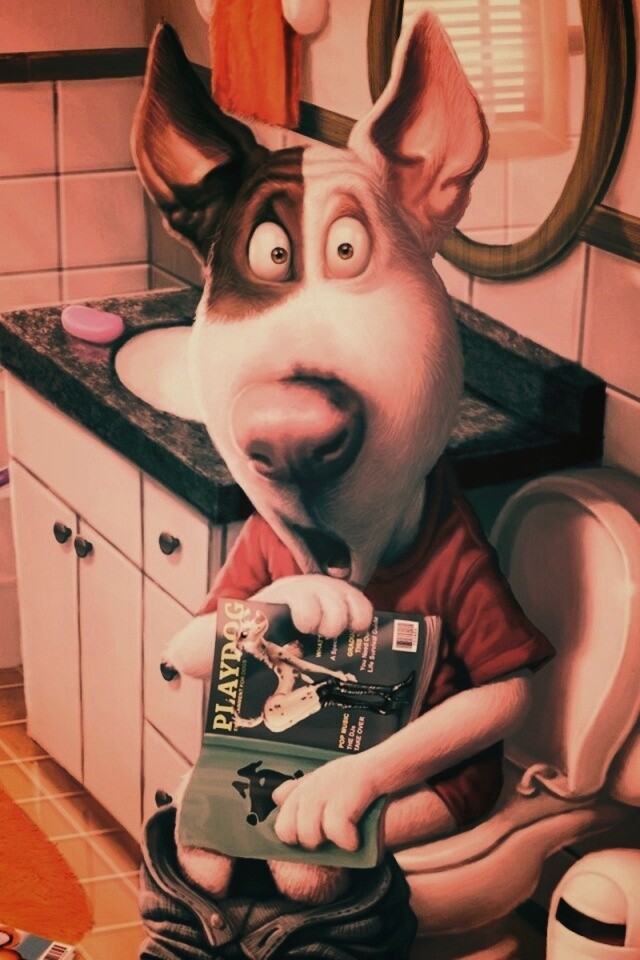 Мастурбирующий пес спалился обои