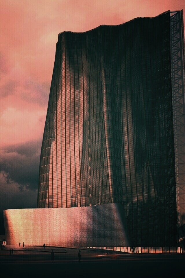 Здание обои