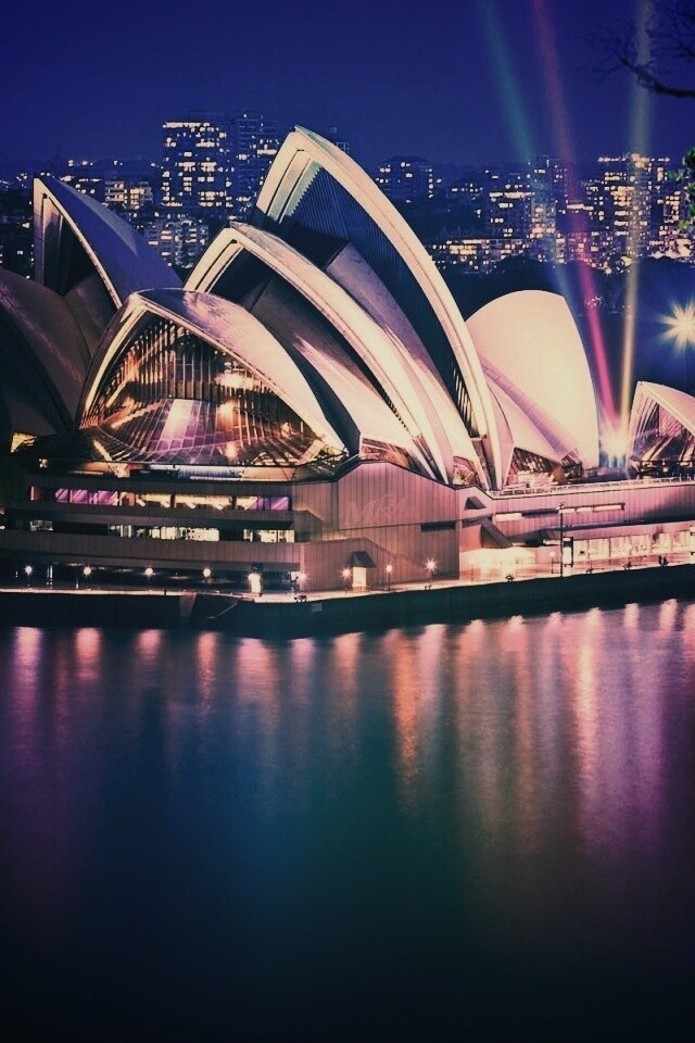 Здание оперного театра в Сиднее обои