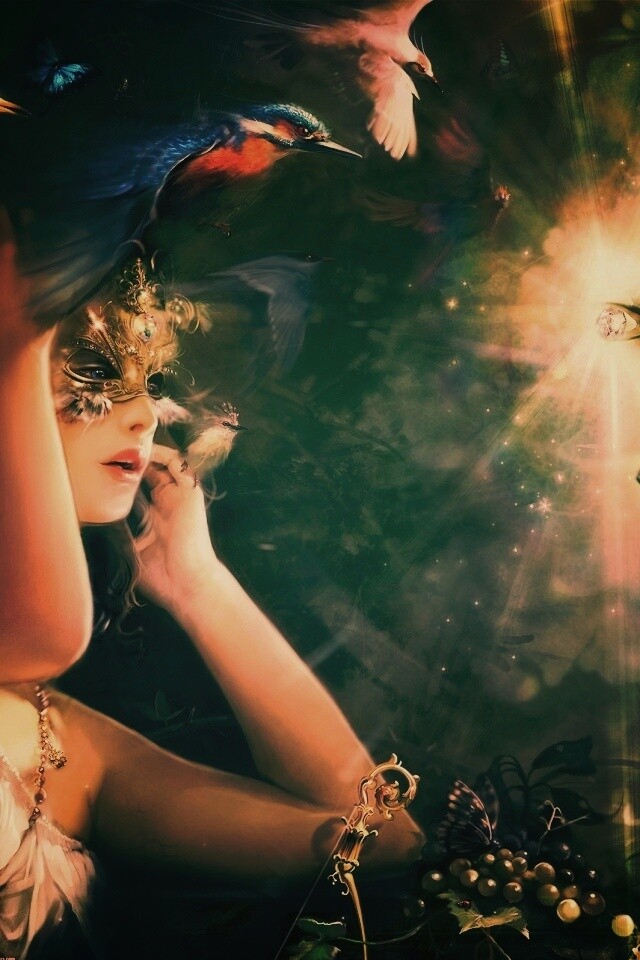 Птицы счастья обои