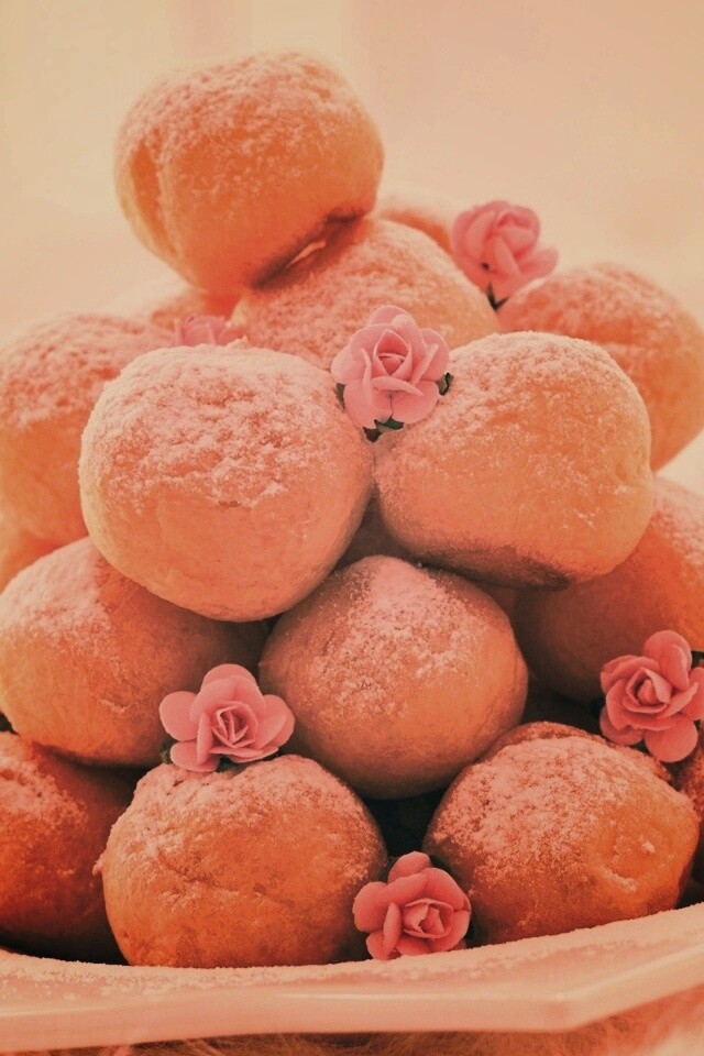 Круглые пироженки обои