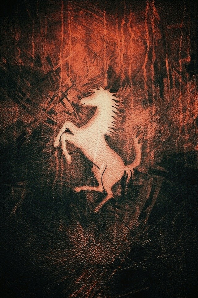 Конь из песка обои