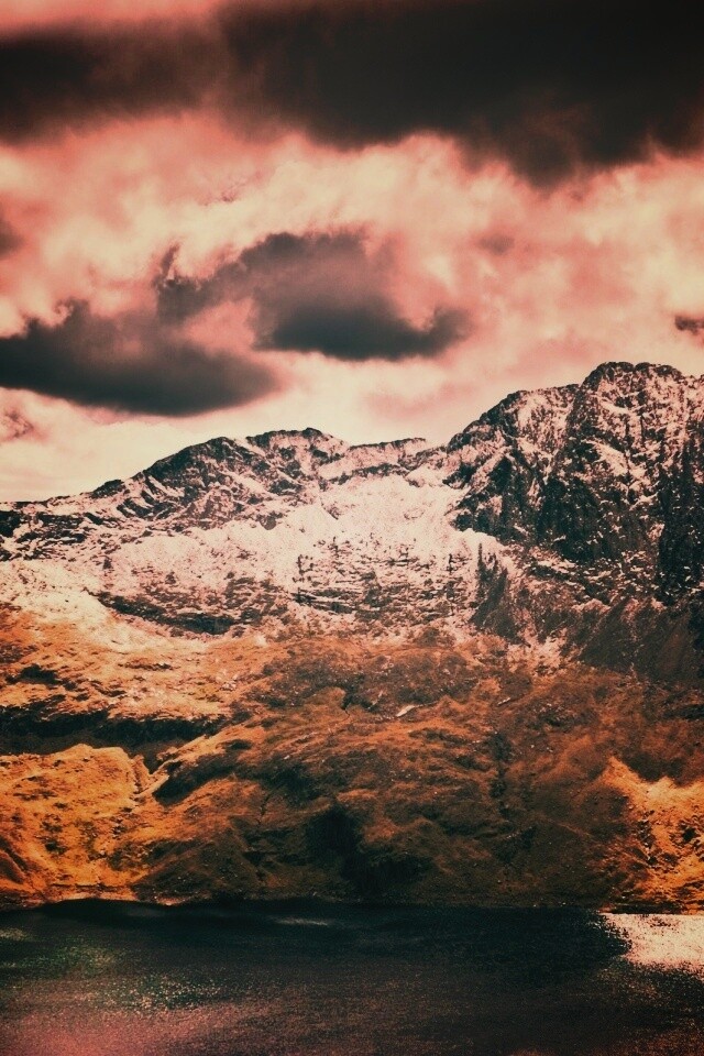 Вид на горы обои