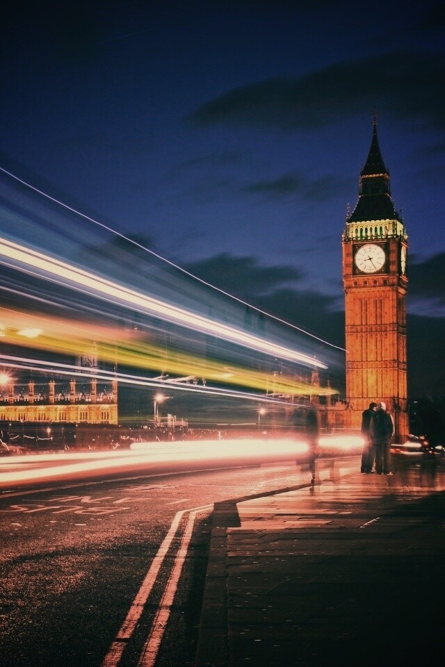 Лондон в движении обои