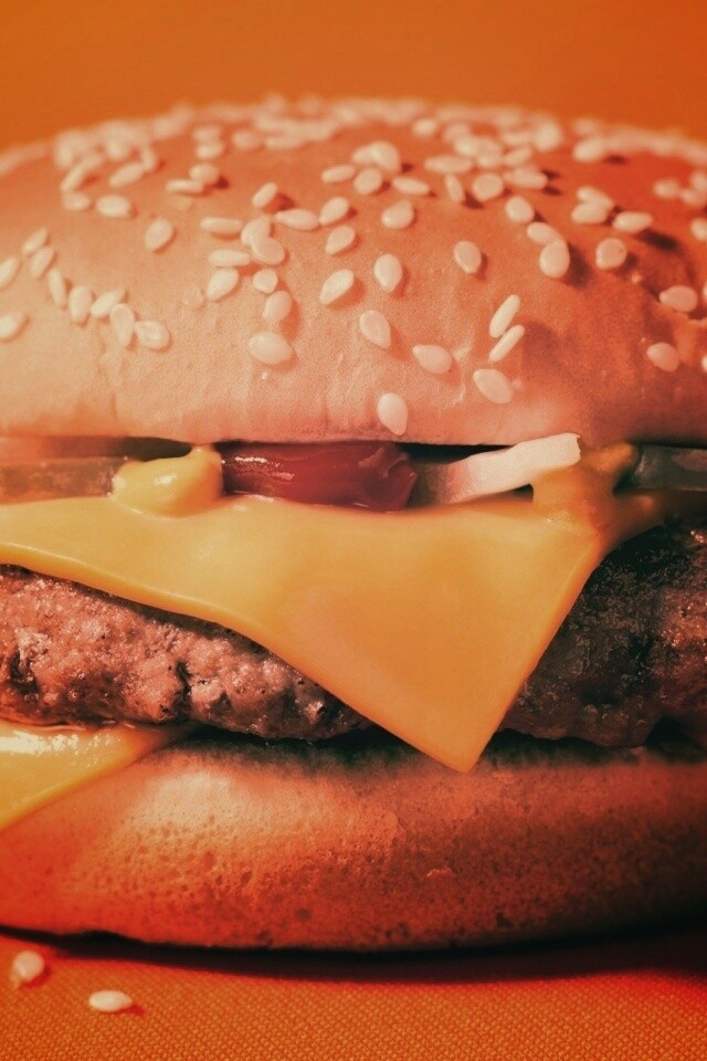 Сочный чизбургер обои