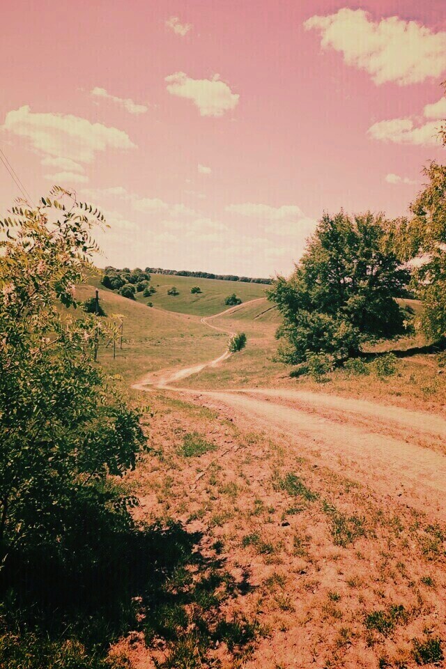 Просёлочная дорога обои