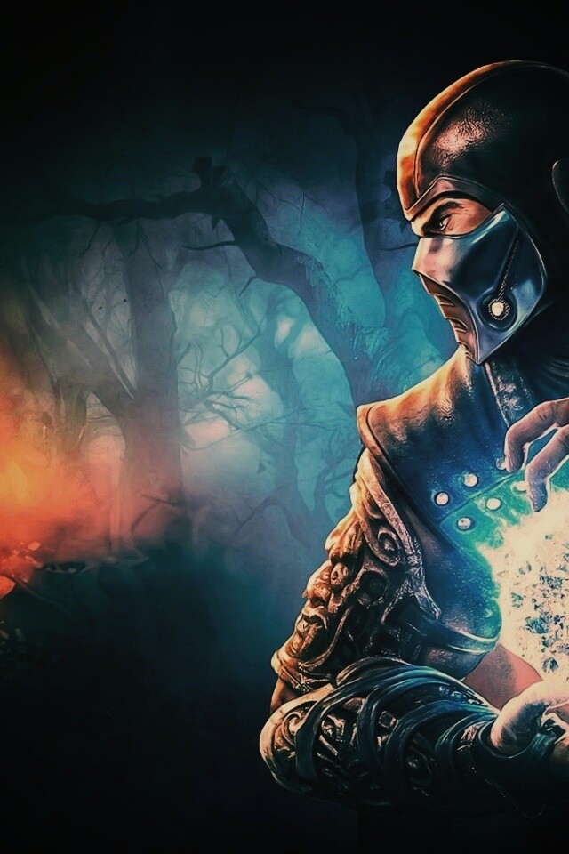 Бой SubZero и Scorpion из Mortal Kombat обои