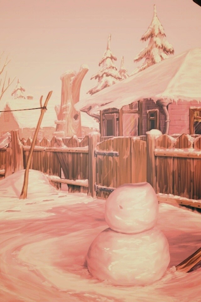 Снеговик обои