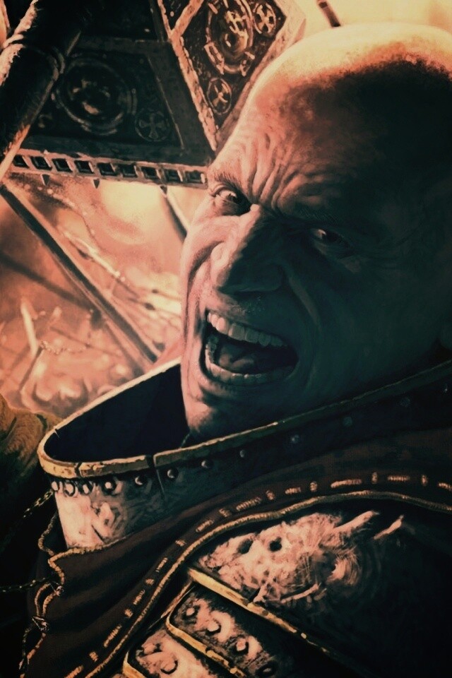 Воин с боевым молотом обои