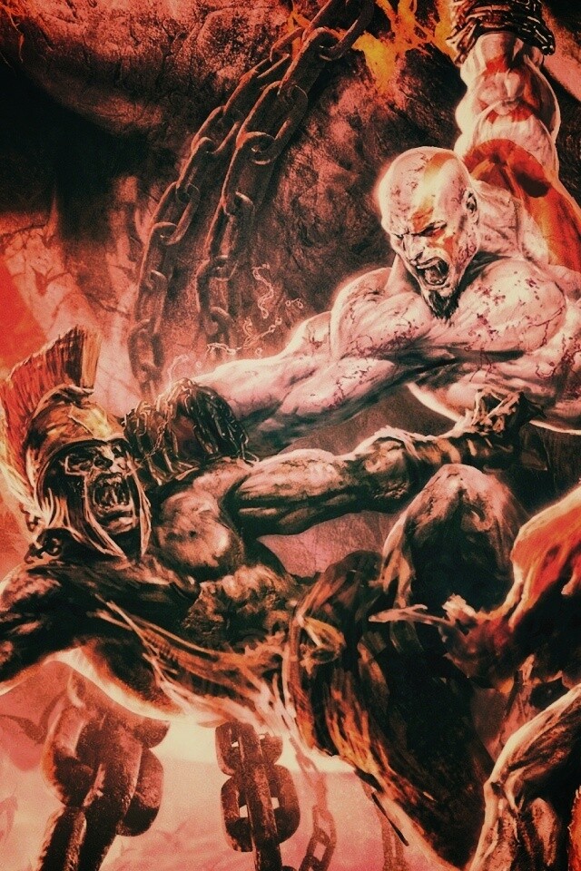 Бог войны обои