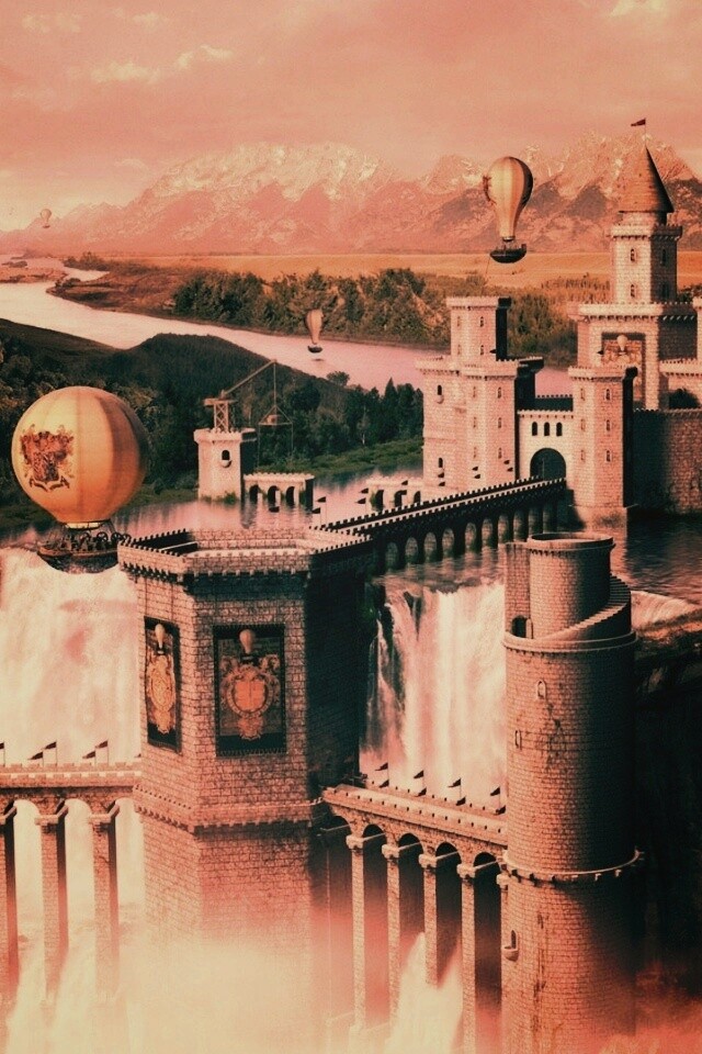 Замок-дамба обои