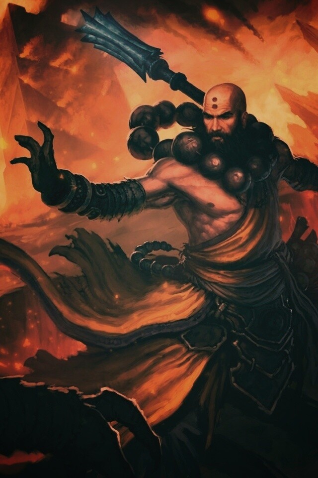 Монах из Diablo 3 обои