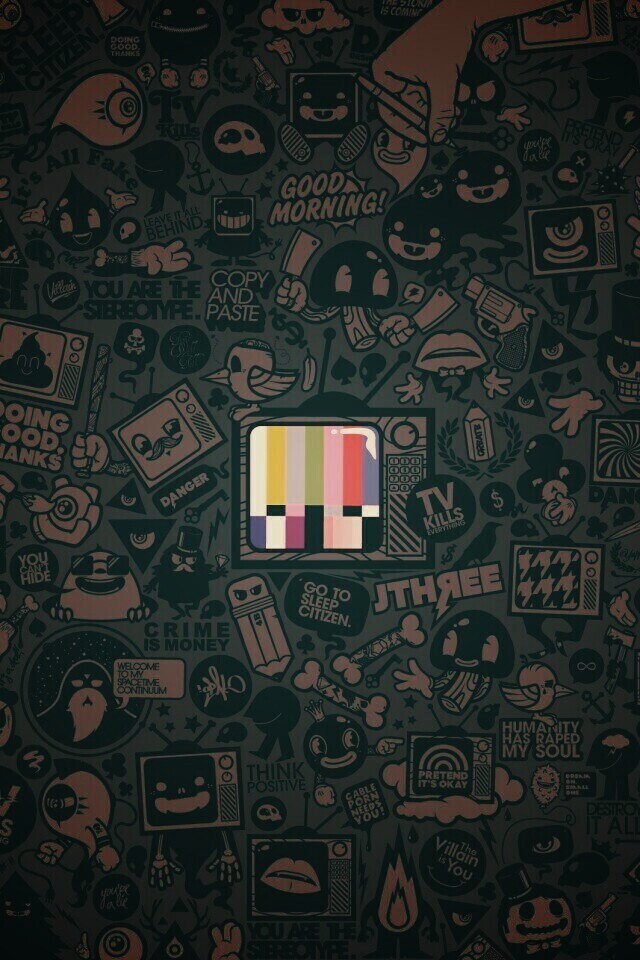 Телевидение убивает всё! обои