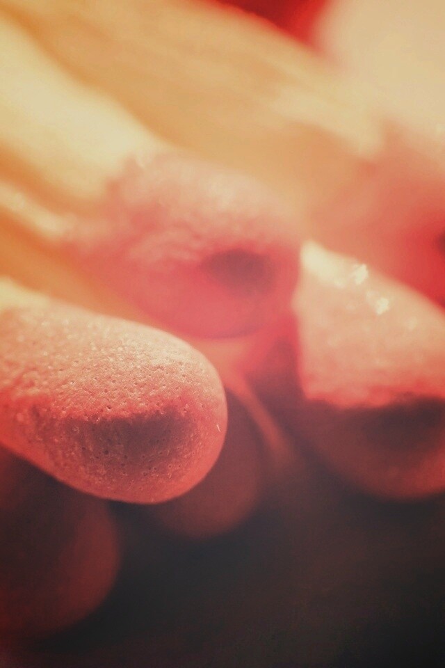 Спички в макро съемке обои