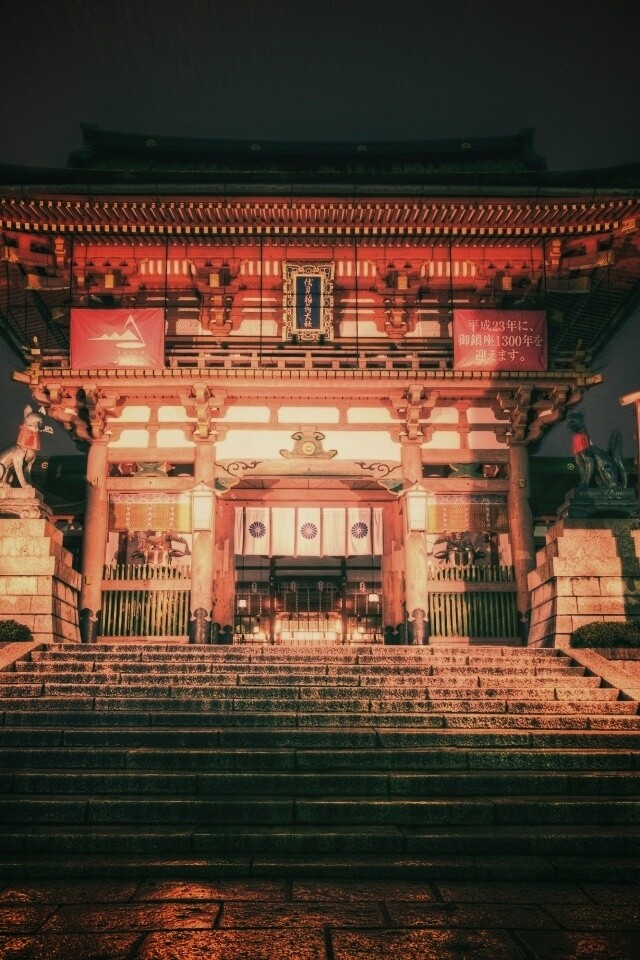 Китайский храм обои