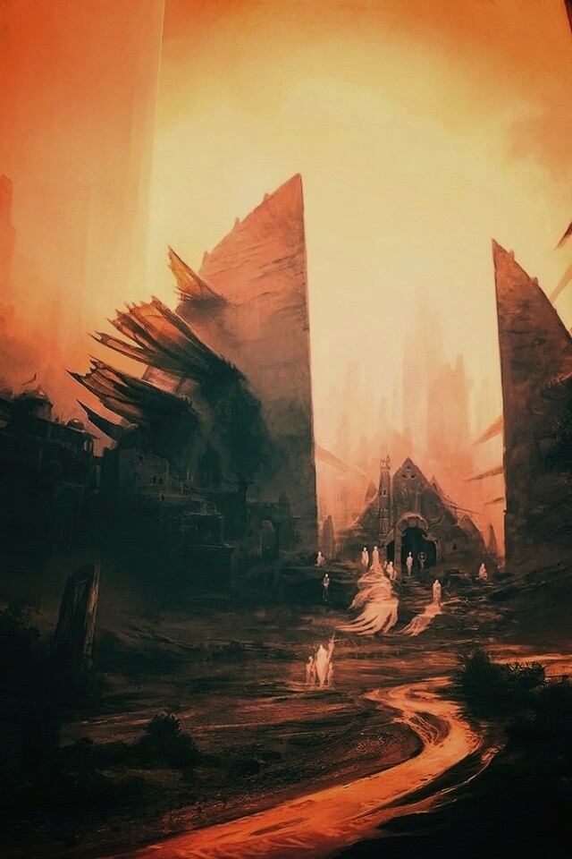 Затерянный город обои