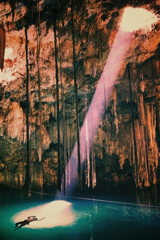 Пещера сталактитов обои