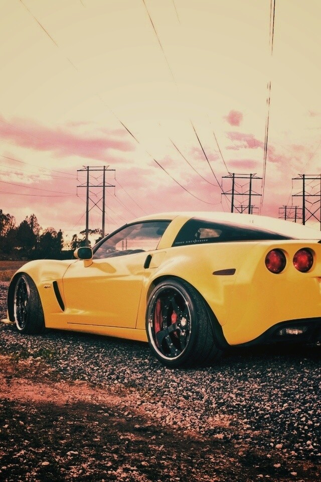 Chevrolet corvette обои
