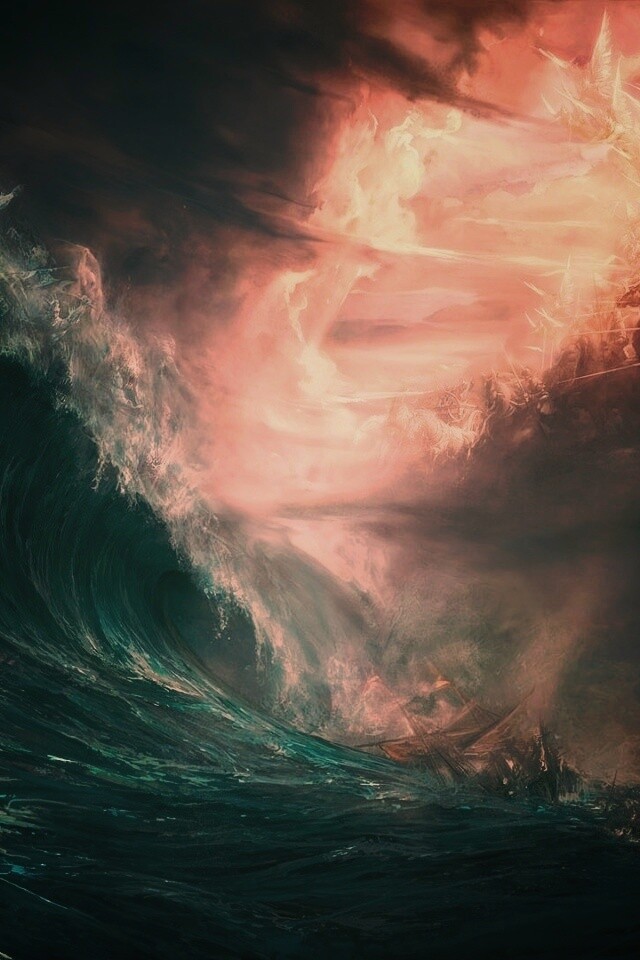 Битва стихий обои