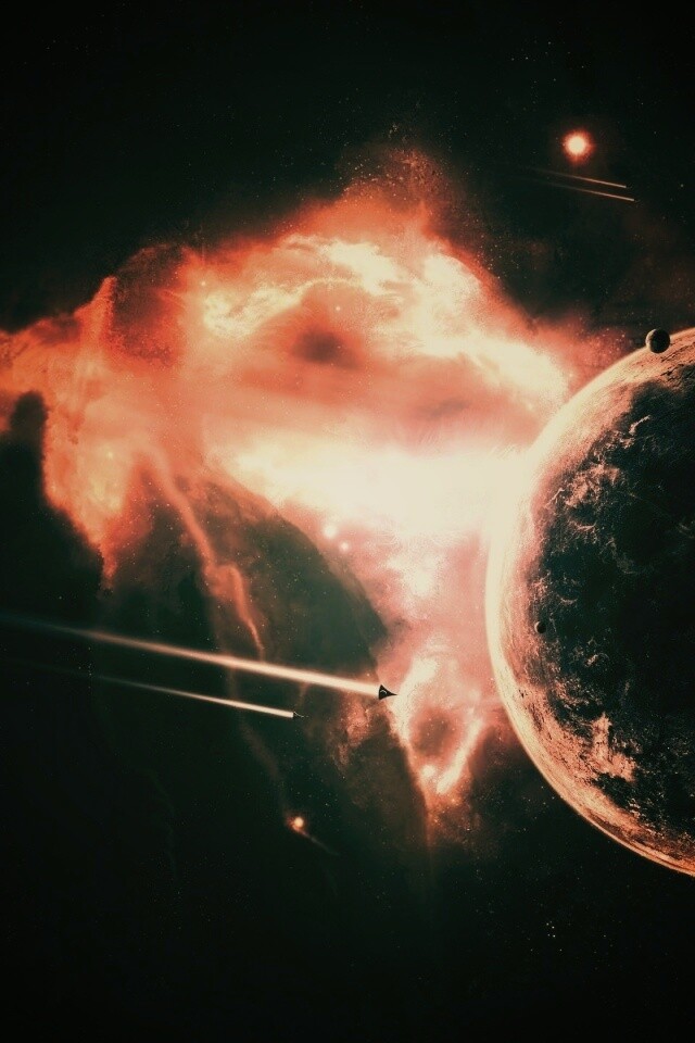 Живописный космос обои