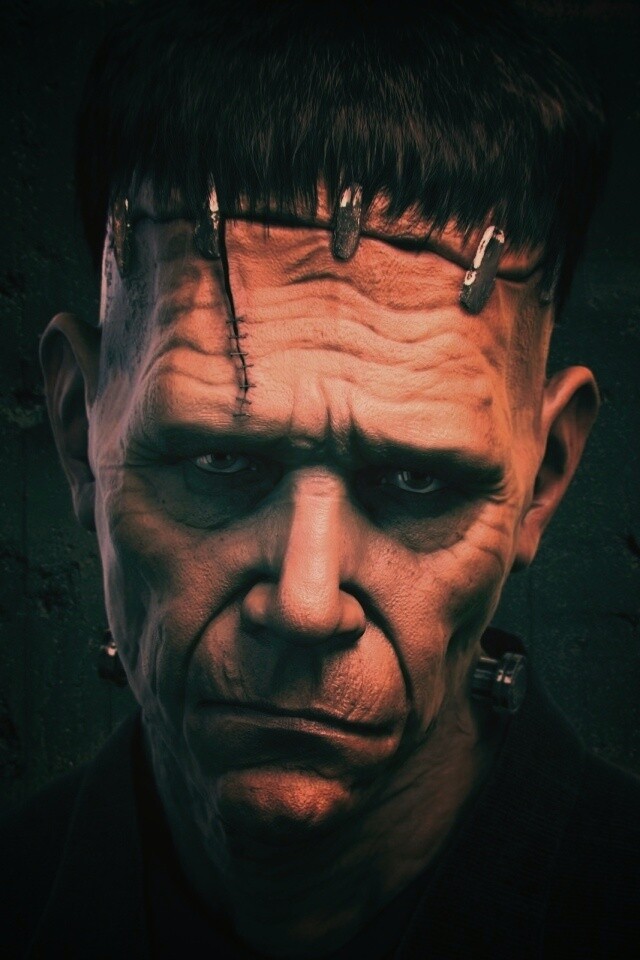 Чудовище Франкенштейна обои