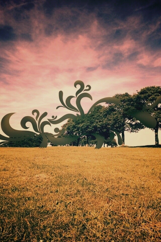 На равнине обои