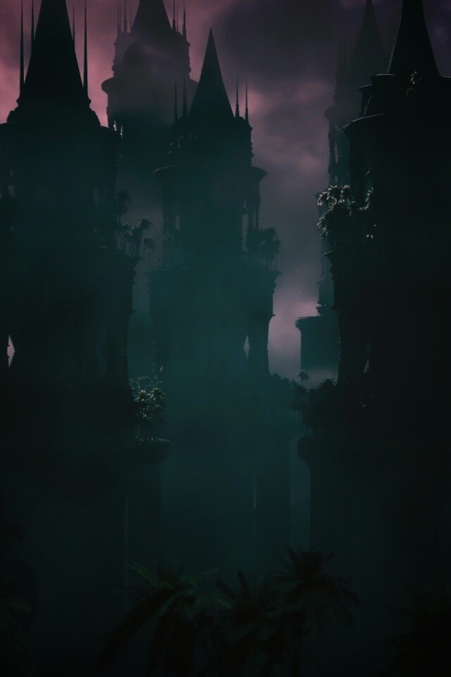 Заброшенные башни обои