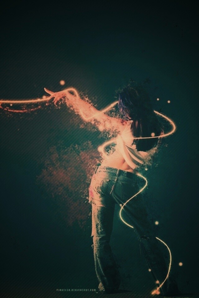 Девушка с бабочкой обои